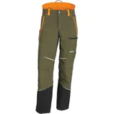 KOX Schnittschutzhose Mistral 3.0 Grün/orange Größe 98 schlank und groß Typ A Kwf-standard