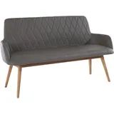 Home Affaire Sitzbank »Brest«, Schuhbank, Garderobenbank, Bank Breite 160 cm grau