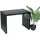 DanDiBo Ambiente Hocker Metall 60 x 43,5 x 37 cm Schwarz
