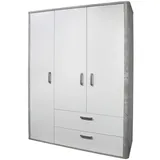 Mäusbacher Kleiderschrank Frieda, 138 x 189 cm Dekor Grau