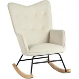 SCHAUKELSESSEL Samt Beige