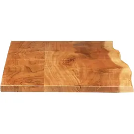 vidaXL Badezimmer-Waschtischplatte Massivholz Akazie 140x52x2,5 cm