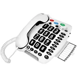 Geemarc Amplipower 40 Schwerhörigentelefon (weiss), Telefon, Weiss