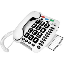 Geemarc Amplipower 40 Schwerhörigentelefon (weiss), Telefon, Weiss
