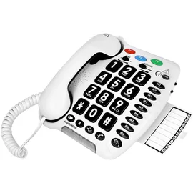 Geemarc Amplipower 40 Schwerhörigentelefon (weiss), Telefon, Weiss