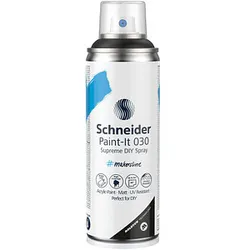 Schneider Paint-It 030 Supreme DIY Acrylspray Sprühfarbe schwarz