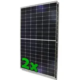 GreenSurfer Solarpanel 400W, monokristallin und damit höhere Lebensdauer, hohe Effizienz, 12 Herstellergarantie, zertifiziert (2x Solarmodul)