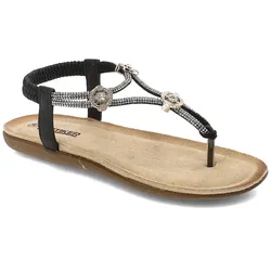 Schwarze Sandalen Artiker Flache Schuhe, 40