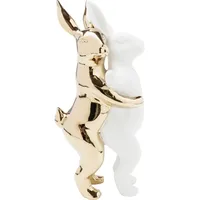 Kare Design Deko Figur Hugging Rabbits Medium