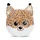 NICI Glubschis Luchs Lenzo 32 x 32 cm Gepunktet