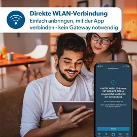 Unitec WiFi LED Lampe E27