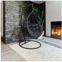 2mgoods Luxuriöser Hängesessel mit Gestell inkl. allergikerfreundlichem Kissen -