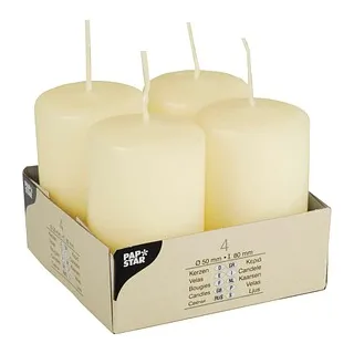 8 x 5 cm 4 St. elfenbein ivory