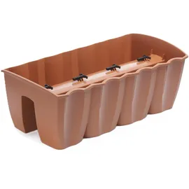 Prosperplast Crown 58 x 20 x 20 cm Terrakotta