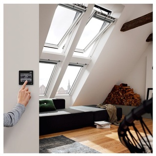 VELUX INTEGRA Dachfenster GGU 006630 Solarfenster Kunststoff ENERGIE PLUS Fenster, 78x140 cm (MK08)