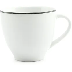 BONBISTRO Tasse 20cl Schwarzer Rand  Basic White - 6 Stück