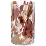 GILDE GLAS art GILDE Vase Roslin H. 24,0 cm Braun