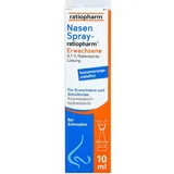 Nasenspray-Ratiopharm Erwachsene 10 ML