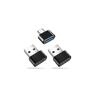 QUI Metall-USB-Maus-Messbecher mit Schalter, automatischer Maus-Mover mit 2 Jiggle-Modi, unterstützt Multi-Track, treiberfrei, Plug-and-Play, hält PC/Laptop wach (schwarz, 2 Stück)