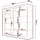Mirjan24 Schiebetürenschrank Talin III 2-türig 200 x 210 x 60 cm Beige