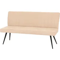 MCW Sitzbank MCW-K16, Esszimmerbank Bank Polsterbank, Rückenlehne Stoff/Textil Chenille