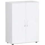 Geramöbel Flex Aktenschrank 80 x 42 x 110,4 cm weiß