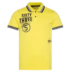 Camp David Shirt Poloshirt mit Two-Tone-Details und Seitenschlitze in lockerer Passform
