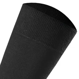 Rohner Basic Unisex Socken, Multipack - Cotton II, Kurzsocken, Basic, einfarbig Schwarz 43-46 (8.5-11 UK)