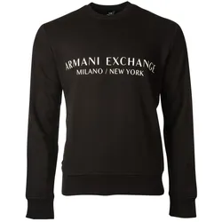 AX ARMANI EXCHANGE Herren Sweatshirt - Pullover, Logo Schwarz S