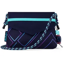 Satch Umhängetasche Clutch Purple Laser