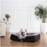 Home Deluxe Hundebett Scooby L 100 x 70 cm grau
