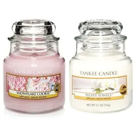 Yankee Candle Fluffy Towels kleine Kerze 104 g
