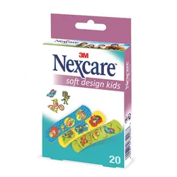 3M Nexcare Kinderpflaster Soft Kids Design 20 Stück