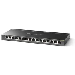 TP-LINK Netzwerk-Switch "TL-SG116E 16-Port Gigabit Easy Smart Switch", grau (anthrazit), B:17,5cm H:7,3cm, Netzwerk-Switches