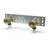 Sanpro Pressfitting Wandscheiben + Montageplatte Fitting