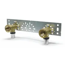 Sanpro Pressfitting Wandscheiben + Montageplatte Fitting