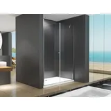 Buylando Isabella 175x195 cm Duschtür Nischendusche Klarglas