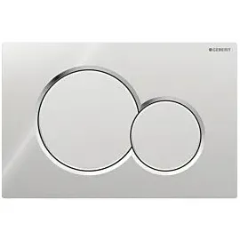 Geberit Sigma01 Betätigungsplatte hochglanz-verchromt Tasten mattverchromt