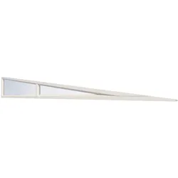 Seitenkeil | RAL 9001 | Farbe Klar / Opal Weiß | Tiefe 3,00 m