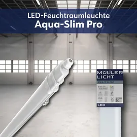 Müller-Licht LED-Feuchtraumleuchte Aqua-Slim Pro, 36W, 5760lm, 4000K, IP65