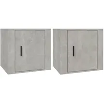 vidaXL Nachtschrank 50 x 39 x 47 cm Grau
