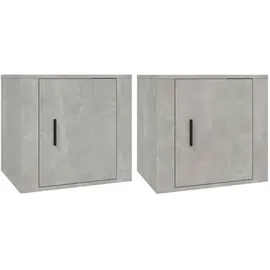vidaXL Nachtschrank 50 x 39 x 47 cm Grau