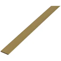 GAH Alberts Flachstange, Messing 1000 x 15 x 2 mm