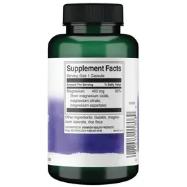 Swanson Health Products Triple Magnesium Complex 400 mg Kapseln 100 St.