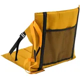 Baoblaze Stadionsitz mit Rückenlehne, Tribünensitz, Leichter Bodenstuhl, klappender Strandstuhl, Faltbarer Sitzkissen