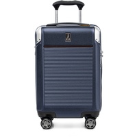 Travelpro Platinum Elite Hardside erweiterbares Handgepäck, 8-Rad-Spinner, TSA-Schloss, Hartschalen-Koffer aus Polycarbonat, echtes Marineblau, kompaktes Handgepäck, 51 cm