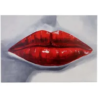 MCW Ölgemälde Lippen Handgemalt