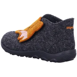 superfit Jungen - Schuhe HAPPY Slipper, Modern, GRAU/ORANGE 4700, 25