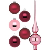 MAGIC by Inge Weihnachtsbaumkugel »Berry Kiss, Weihnachtsdeko, Christbaumschmuck«, (Set, 46 St.), bunt