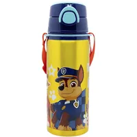 Paw Patrol Stor Wiederverwendbare Popup-Flasche aus Aluminium mit Schultergurt